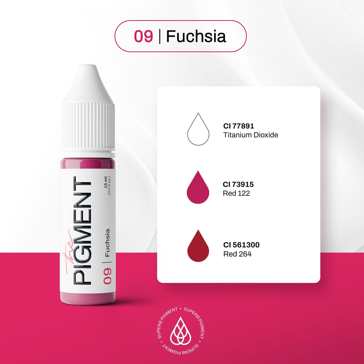 The Pigment - 09 Fuchsia - 15ml