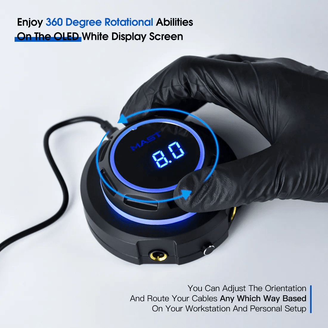 The Pigment - Dragonhawk Mast Halo Tattoo Power Supply Dual Mode Start-Up for Tattoo Machines