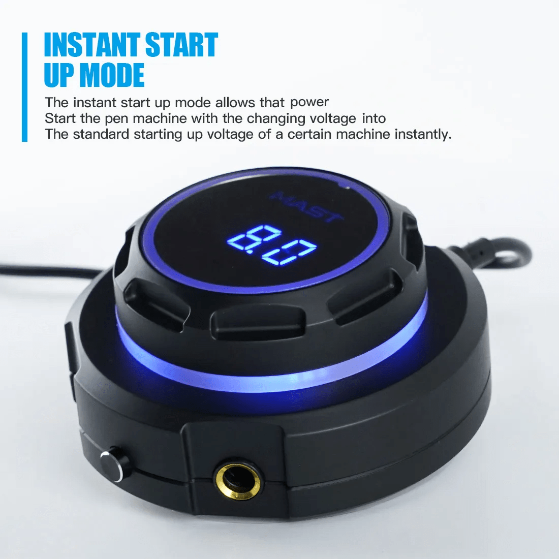 The Pigment - Dragonhawk Mast Halo Tattoo Power Supply Dual Mode Start-Up for Tattoo Machines