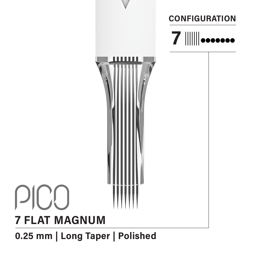Vertix Pico 7 Magnum Flat cartridge box packaging